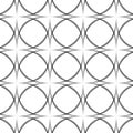 Repeating monochromatic vector curved pattern