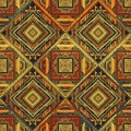The repeating motif creates a symmetrical, visually striking kaleidoscope effect Royalty Free Stock Photo
