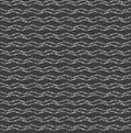 Repeating ornament dotted wavy lines horizontal on gray Royalty Free Stock Photo