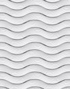 Repeating ornament of many horizontal wavy lines Royalty Free Stock Photo