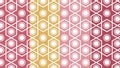 Repeating Pattern of Abstract Colorful Star and Hexagon Vector Royalty Free Stock Photo