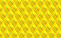 A repeating pattern featuring interwoven diamond shapes in a gradient of bright yellow to subtle blue Royalty Free Stock Photo