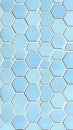 Seamless Blue Hexagonal Pattern Background -. Royalty Free Stock Photo