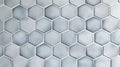 Modern Hexagonal Tiles Geometric Pattern Light. Royalty Free Stock Photo