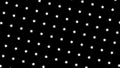 Repeating pattern of rotating stars on black background. Animation. Rapport or ornament of simple rotating stars on