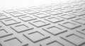 Repeating Pattern of White Square Frames on a Gradient White Background texture geometric Royalty Free Stock Photo