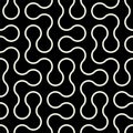 Repeating patterns of Peano Curve line designs Royalty Free Stock Photo