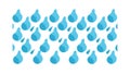Repeating Raindrop Pattern: Fresh Water Shower Design, vector design Generative AI Royalty Free Stock Photo