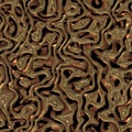 Repeating smelted metal background Royalty Free Stock Photo