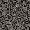Repeating smelted metal background Royalty Free Stock Photo