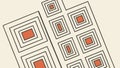 Repeating Square Pattern, Geometric Abstract Design, vector design Generative AI Royalty Free Stock Photo