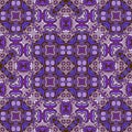 Repeating violet ornamental background