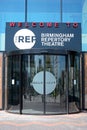 The Repertory Theatre entrance, Birmingham.