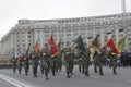 Repetition for Romanian National Day Parade Royalty Free Stock Photo