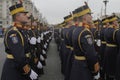 Repetition for Romanian National Day Parade Royalty Free Stock Photo