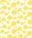 Repetitive Geometric Graphic Flow Textile Pattern. Seamless Modern Vector Smooth Shapes Texture. Continuous Fabric Circle Array
