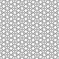 Repetitive Ramadan Graphic Continuous Print Pattern. Continuous Classic Vector Optical Lattice Texture. Repeat Geometric Circular