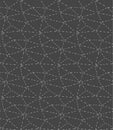 Repetitive Simple Vector Continuous Design Pattern. Repeat Modern Graphic, Triangular Deco Texture. Seamless White Poly, Repeat