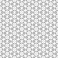 Repetitive Simple Vector Optical Grid Pattern. Seamless Linear Graphic Plexus Array Texture. Continuous Fabric Round Decor