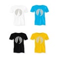 Replace Design/Pattern with your Design, Change Colors Mock-up T-shirt Template