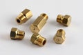 Replaceable gas nozzles for gas stove Royalty Free Stock Photo