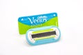 Replacement cassettes for womens shaving razors Gillette Venus Embrace with 5 blades