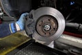 Replacement of disc brakes