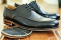 replacing wornout soles on mens dress shoes