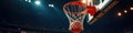 Replay of basketball game winning three pointer swishing through net, amazing, unbelievable
