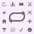 replay mark icon. web icons universal set for web and mobile