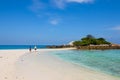 Replay walking on the white sand beach at Phuket Thailand on 23 July 2017 14:38PM