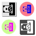 Replenishment. flat vector icon Royalty Free Stock Photo