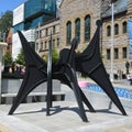Replica of the Alexander Calder sculpture Royalty Free Stock Photo