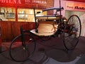 Replica of Benz Patent-Motorwagen tricycle, built in 1885 Royalty Free Stock Photo