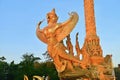 Replica Candle Sculpture of Garuda at Thung Si Mueang Park