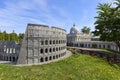 Replica of Colosseum Rome, Italy, Miniature Park , Inwald, Poland Royalty Free Stock Photo
