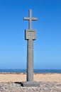 Replica of the cross planted by Diogo Cao at Cap Royalty Free Stock Photo