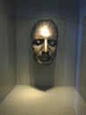 REPLICA OF THE DEATH MASK OF AUSTRIAN COMPOSER WOLFGANG AMADEUS MOZART