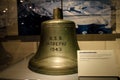 Replica of the Decommissioning Bell for the USS Intrepid Royalty Free Stock Photo