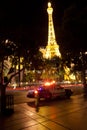 Replica of Eiffel Tower at the Paris Hotel Royalty Free Stock Photo