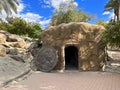 Replica of the Empty Tomb of Jesus Christ Royalty Free Stock Photo