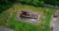 A replica English Civil War cannon at Morgans Mount on the Chester city walls Royalty Free Stock Photo