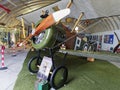 A Replica of the famous Sopwith Camel at the Montrose Air Museum Royalty Free Stock Photo