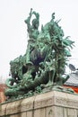 St George and the Dragon in Kopmanbrinken st, Stadsholmen, Gamla Stan, Stockholm, Sweden Royalty Free Stock Photo