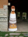 Replica of a Karajia sarcophagus, Leymebamba, Chachapoyas, Amazonas, Peru, South America