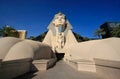 Replica of Great Sphinx of Giza, Luxor hotel and casino in Las V Royalty Free Stock Photo