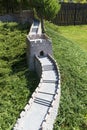 Replica of Great Wall of China, Miniature Park , Inwald, Poland