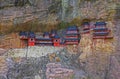 Replica of hanging monastery of mt. hengshan, china