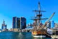 Replica of HMS Endeavour, Sydney, Australia Royalty Free Stock Photo