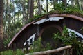 Replica of the hobbit house in the forest, located in Yogyakarta, Indonesia